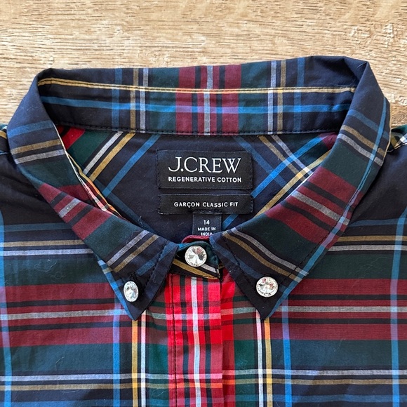 JCrew Plaid Button-Down Shirt in Excellent Condition - Picture 2 of 5